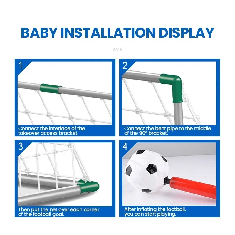Football Target Net with Led Foldable Football Training Net Foldable Portable Soccer Goal for Outdoor Sports Sets for Kids Boys