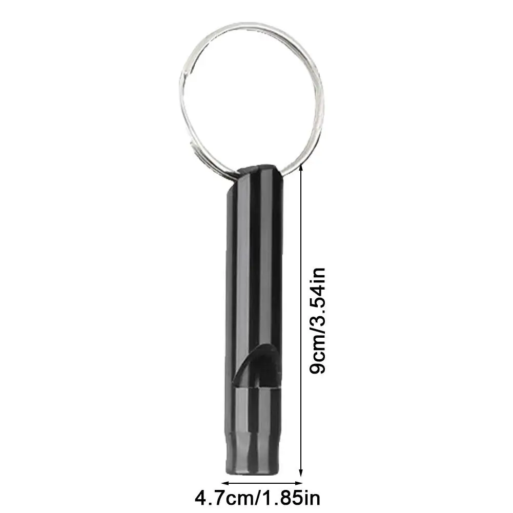 Whistle keychain Survival whistle Whistle Disaster Prevention Loud Sound Multifunction Whistle Keychain Small Aluminum Training Outdoor Portable Survival