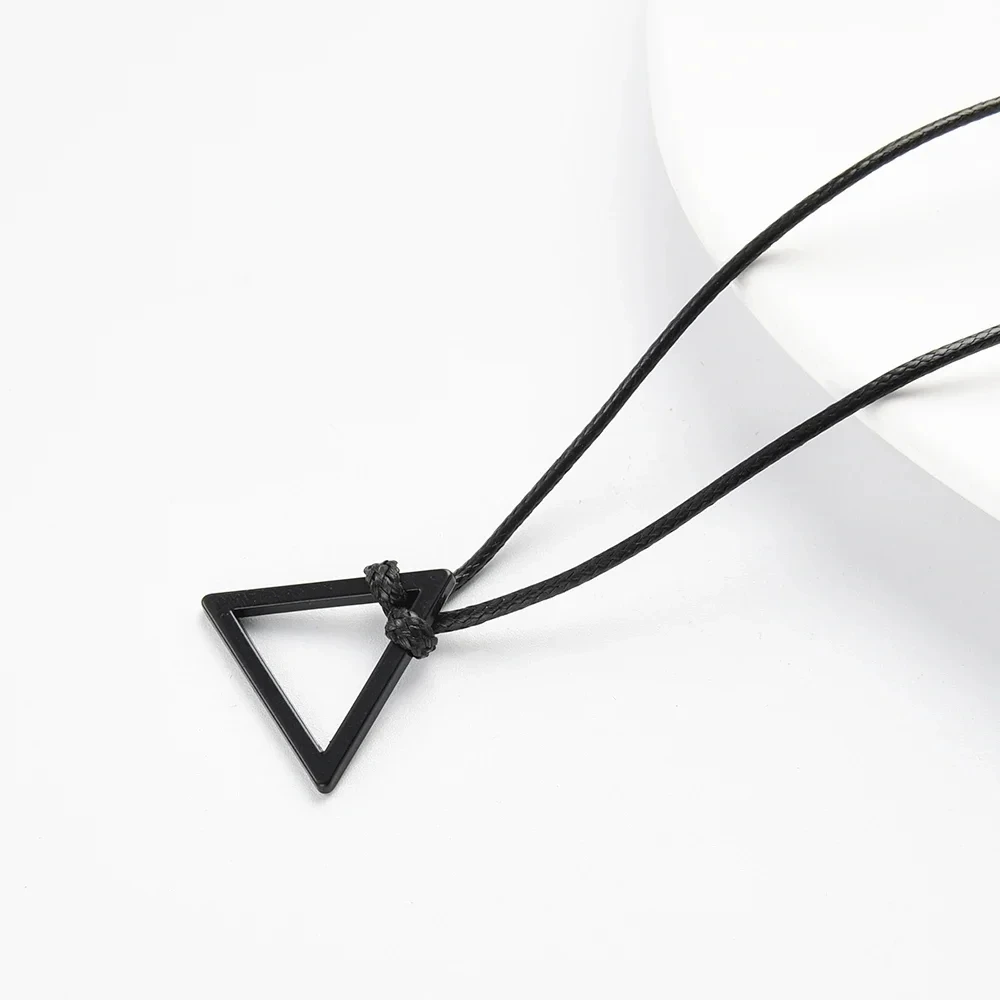 Anime Necklace Necklace Pendant Anime Chainsaw Man Leather Chain for Women Men Cosplay Prop