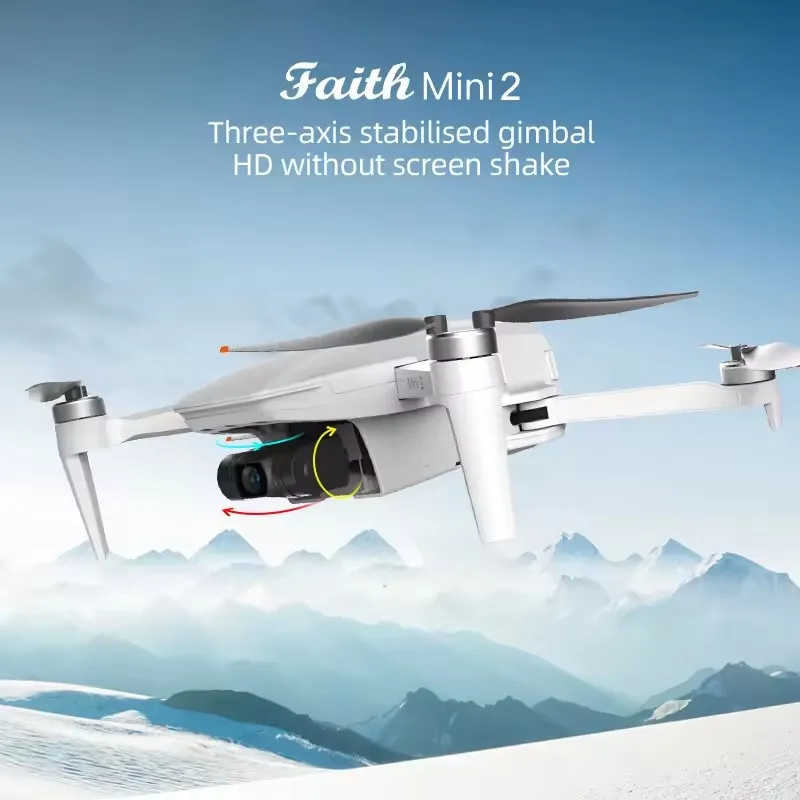 C-FLY Faith Mini2 Drone 4K HD Camera 3-Axis Gimbal 249g 5G Wifi GPS FPV Brushless Foldable RC Quadcopter CFLY Faith MINI 2 Dron 3