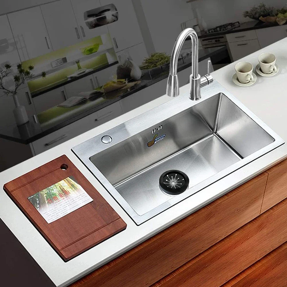 Disposal Splash Guard Garbage Stopper Black Rubber Quiet Collar Sink Baffle Reduce Disposer Noise Antimicrobial