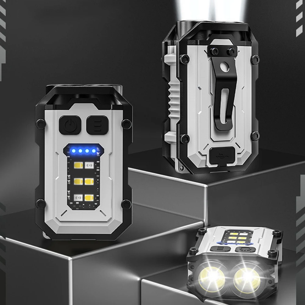 Description Picture 4 of itemSuper Bright Torch USB Charging Emergency Work Light Power Display LED Hat Clip Lamp Multifunctional for Camping Fishing Walking