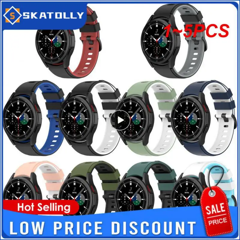 1 ~ 5Pcs 22Mm Cinturino In Silicone Per Mi Watch Global / Mi Watch S1 Active/ Mi Watch Cinturino Sportivo Con Cinturino Sportivo A Colori