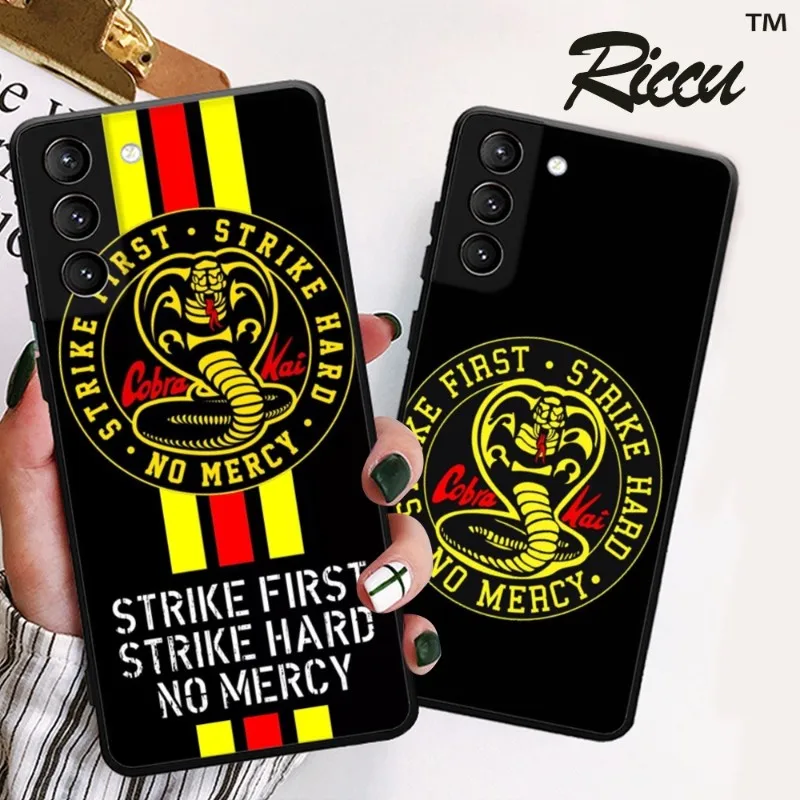 Custodia Per Telefono Cobra Kai Snake Per Samsung Galaxy S22 23 21 S20 Fe Ultra S10 S9 Plus S10E Note 20Ultra 10Plus Cover