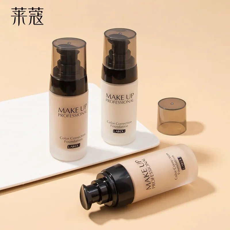 LAIKOU Makeup Base Face Liquid Foundation BB Cream Concealer Moisturizer Oil-control Whitening Waterproof Maquiagem Makeup 40g 2
