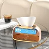 Nordic Striped Tissue Box Holder High Quality Toilet Paper Box Table Napkin Holder Car Tissue Paper Dispenser Home Decoration 4