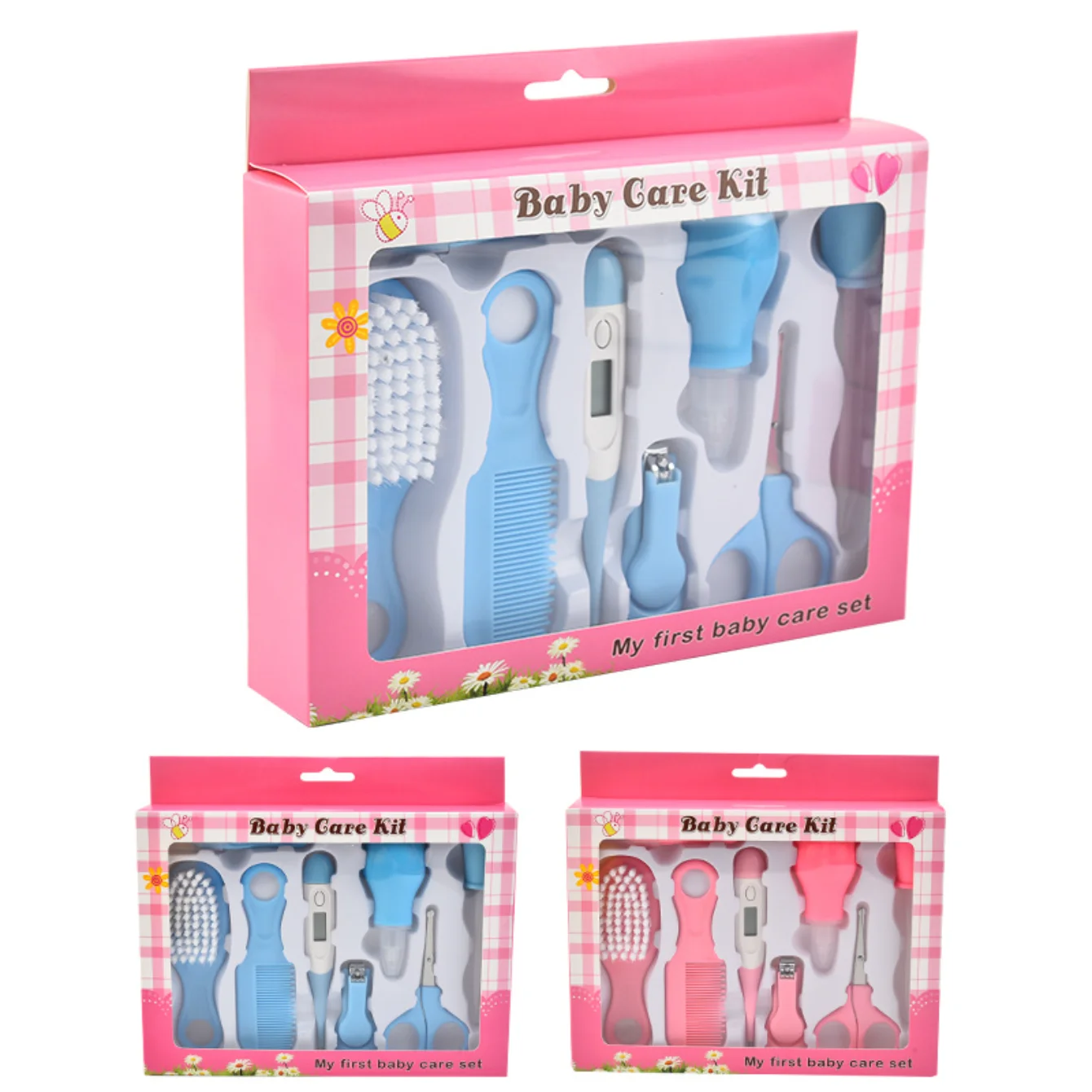 Nail Care Kit 8PCS Baby Grooming Health Care KIT for Newborns and Toddlers Nail Nipper Infant Kit Beauty Cutters Tools Baby Manicure Set Port