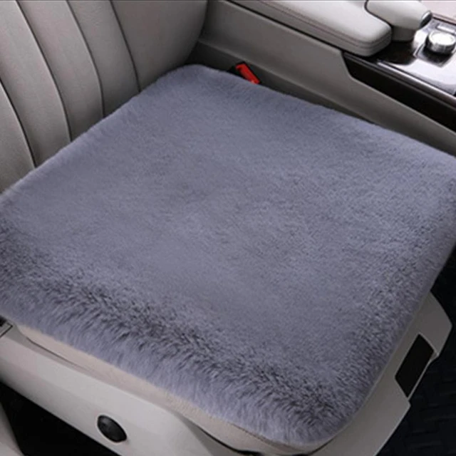 Auto Sitzkissen Winter Plüsch Kaninchen Fell Sitz Abdeckung CushionPiece  Platz Kissen Automotive Interior Zubehör - AliExpress