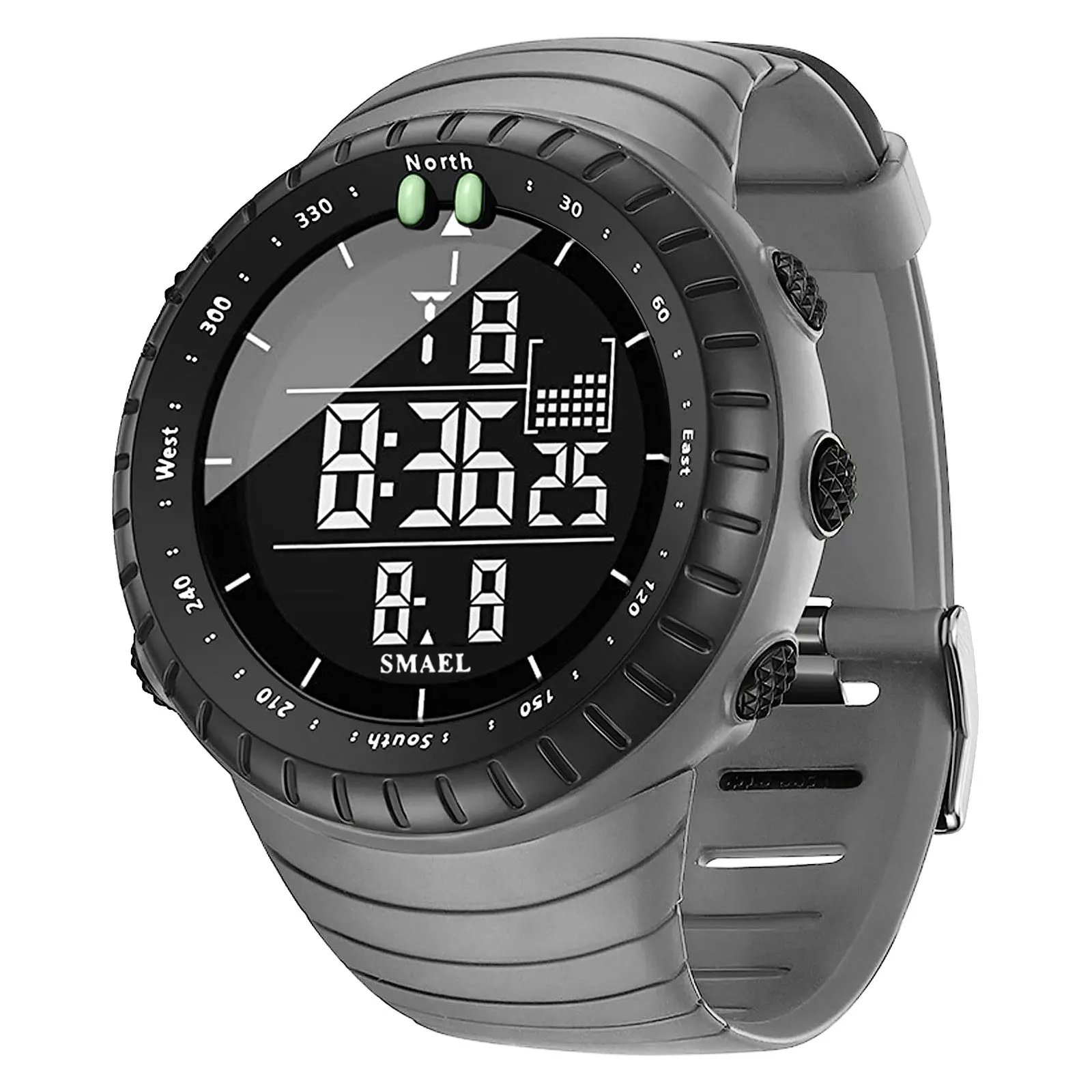 SMAEL Men's Outdoor Sports Waterproof LED Digital Watch