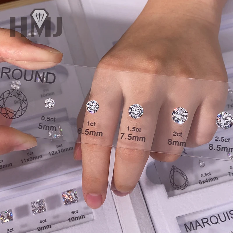 (Neu) Verbesserte Version Tester Tools Edelsteine Diamantwerkzeuge Größenreferenz Farbe Form Master Stone Set für die Schmuckherstellung – Detail 13