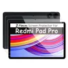 2 Pieces HD Scratch Proof Screen Protector Tempered Glass For Xiaomi Redmi Pad Pro 2024 12.1-inch Bubble Free Tablet Film 1