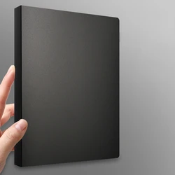 Blue Transparent A4 Binder with 4-Hole D-Type Clip - Premium 2023 Edition (Black)