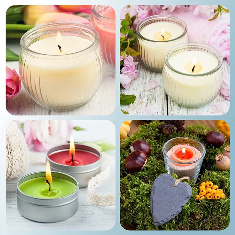 Original Smokeless Candle Wicks Soy Wax Core Woven Cotton Core Kerosene  Lamp Wax Line Wood Round Mold Accessories Candles Tools - AliExpress