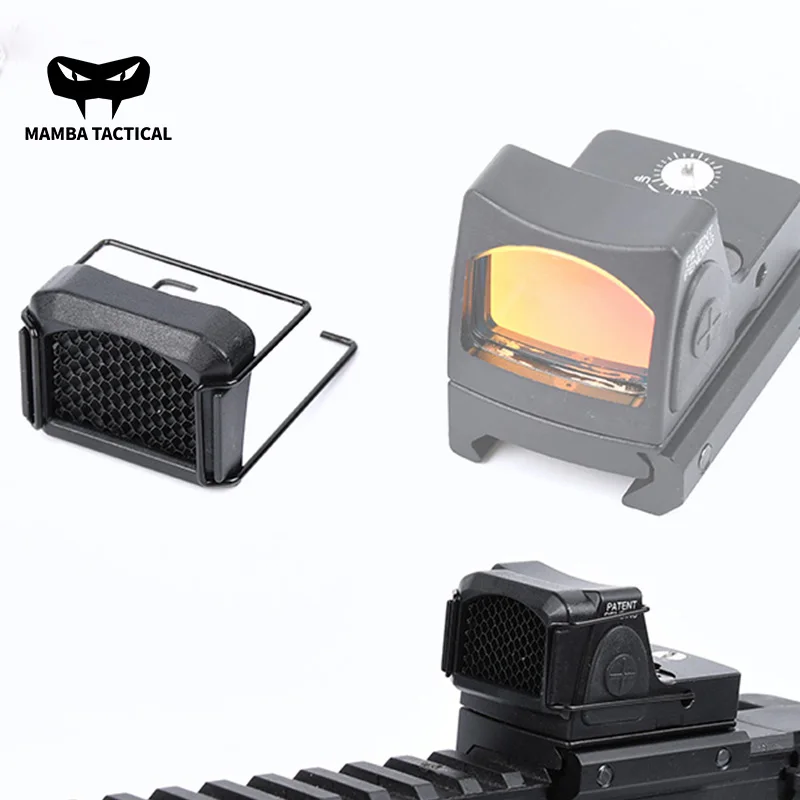 

Kill Flash Tactical RMR Red Dot Sight Scope Protector Cover Aim-o Killflash Holographic Honeycomb Metal Mesh Protector Cover
