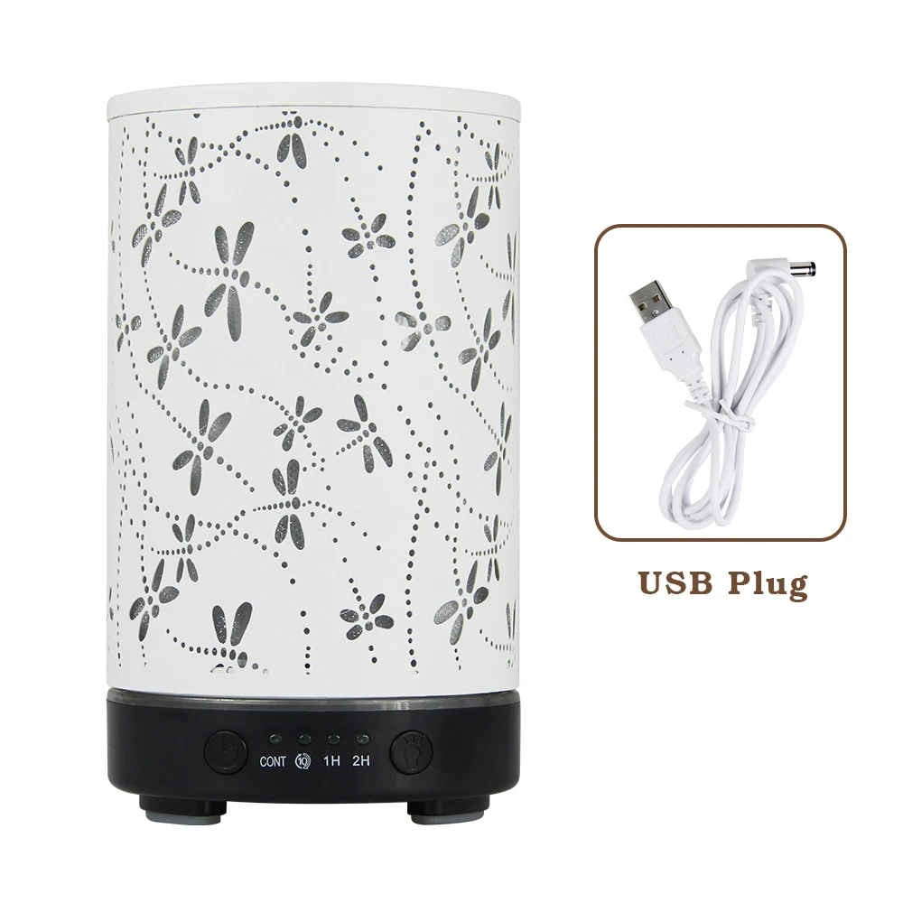 Dragonfly Cool Mist Essential Oil Diffuser with Auto Shut-Off, 100ml Capacity