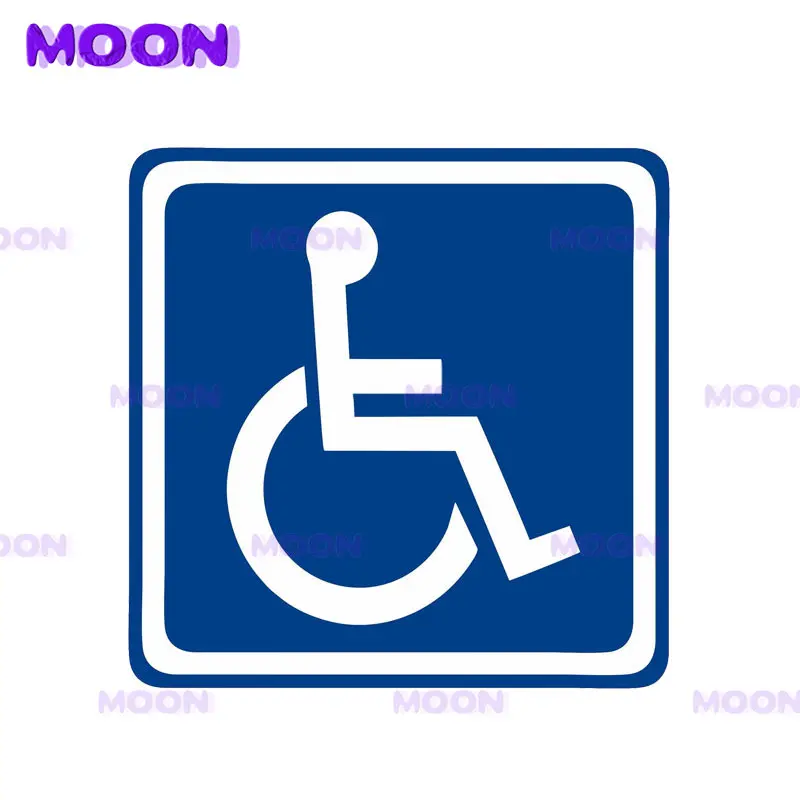 

Fashion Disability Logo Car Sticker Disability Mobile Parking Lot Sticker PVC Sticker, Suitable for Car Accessories Decoration
