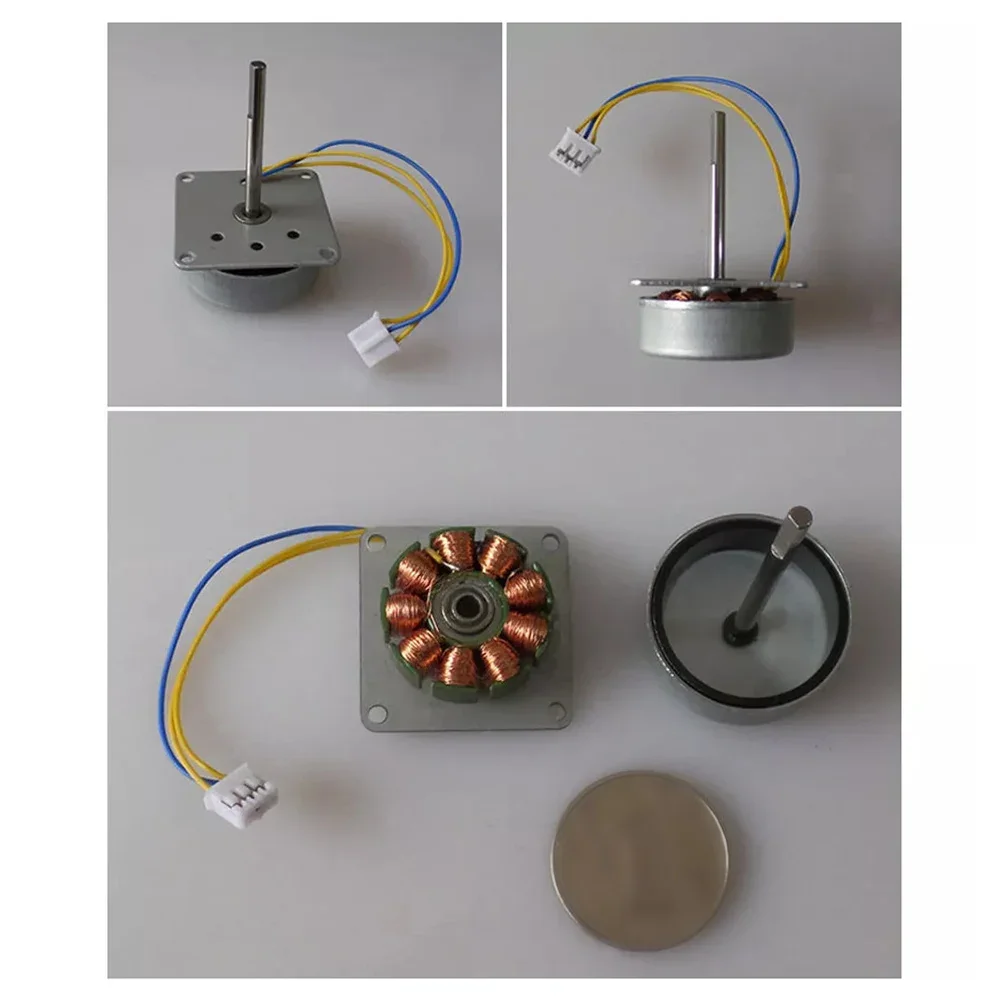 3V-24V Motor Electric Generator Classroom Home Experiments Metal Material Teaching Experiment 360-degree Rotation