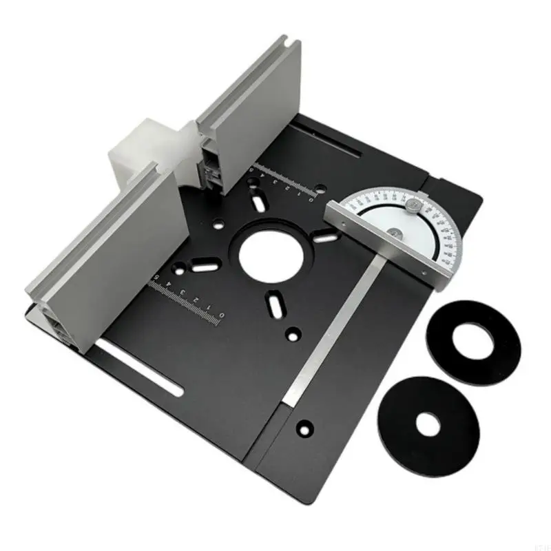 E74E Smooth Surfaces Router Insert Plate with Miter for Enhances Workpieces Sliding