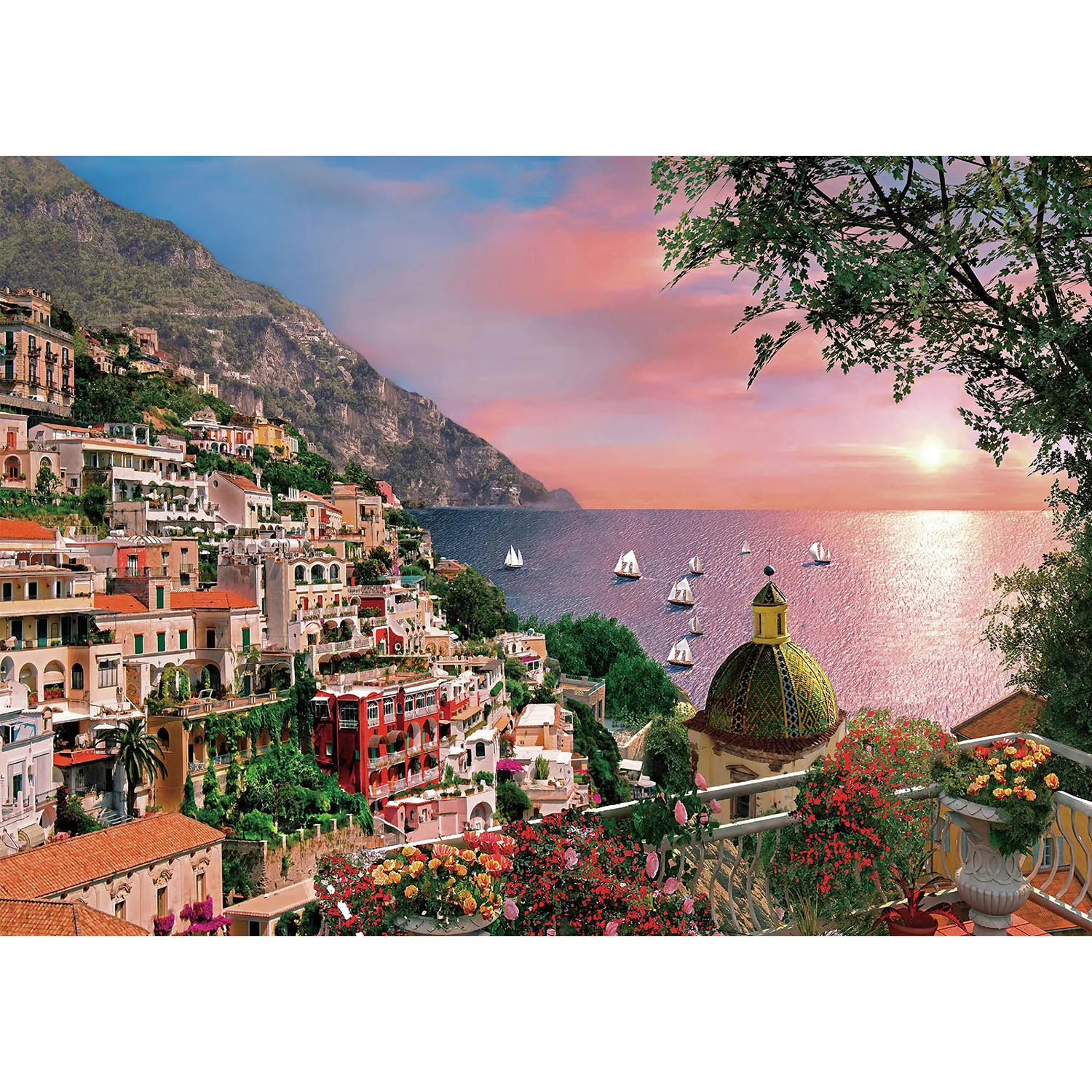 1000 Pieces Positano Amalfi Coast jigsaw puzzles wooden jigsaw puzzles mini jigsaw puzzle educational puzzles wooden puzzle toys paper puzzle toys Jigsaw Puzzles for Adults Home Decor Games Family Fun Floor Puzzles Educational Toys for Kids