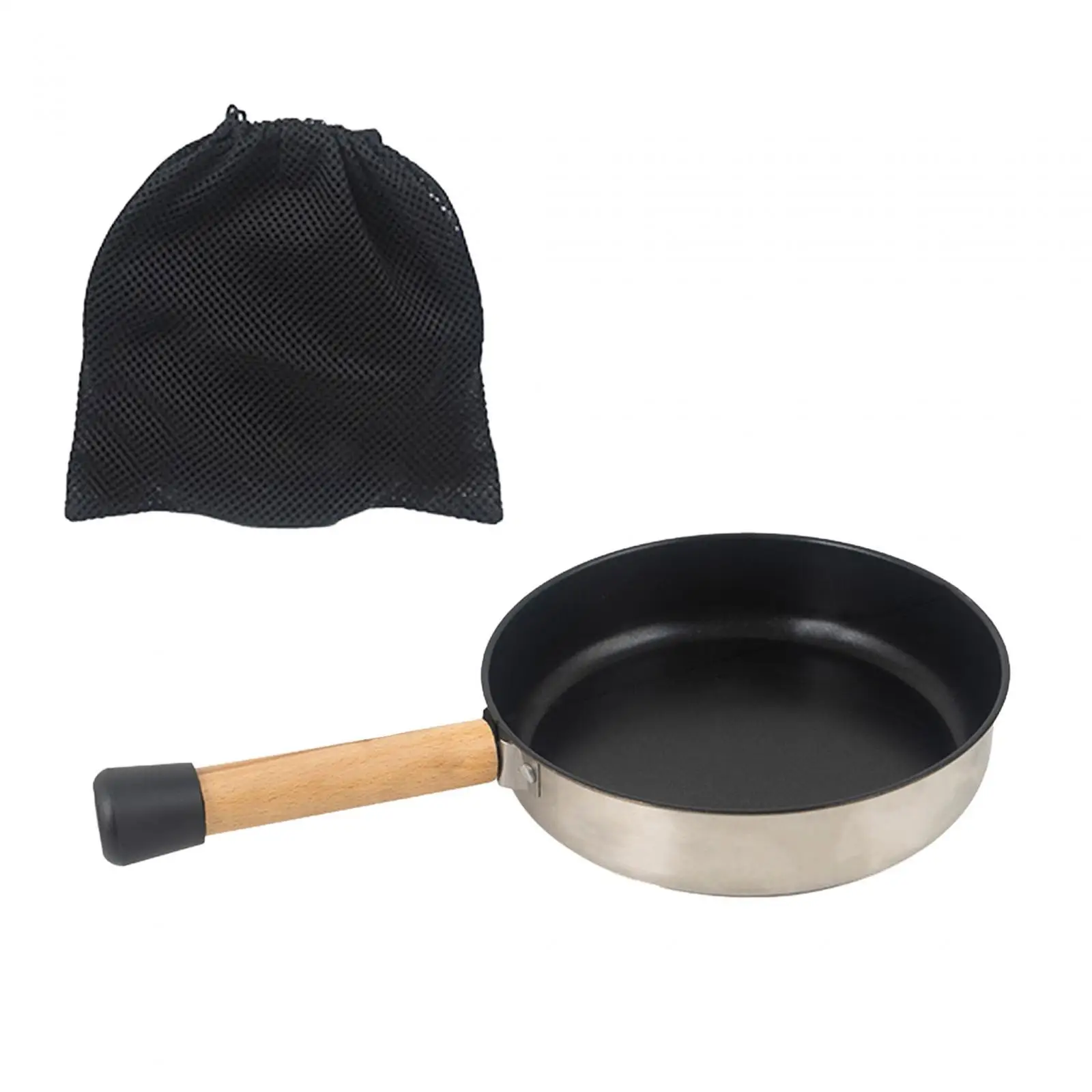 

Non Stick Frying Pan with Storage Bag Lightweight Portable Nonstick Fry Pan for