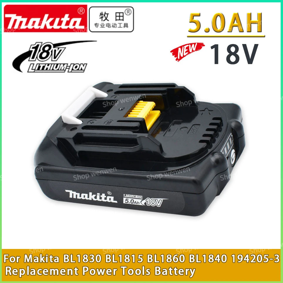 

Перезаряжаемый литий-ионный аккумулятор Makita 18 в 194205 Ач для Makita BL1830 BL1815 BL1840 BL1860-3, Сменный аккумулятор для электроинструментов