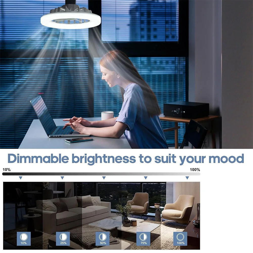 Ceiling Fan with Light Low Profile Ceiling Fan with Remote Control Flush Mount Ceiling Fan Dimmable for Living Room Dining Room
