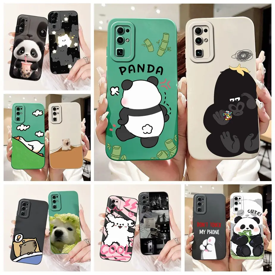 Lovely Cartoon Shockproof Phone Case - Stylish Protective Cover for Huawei Honor 30 Series