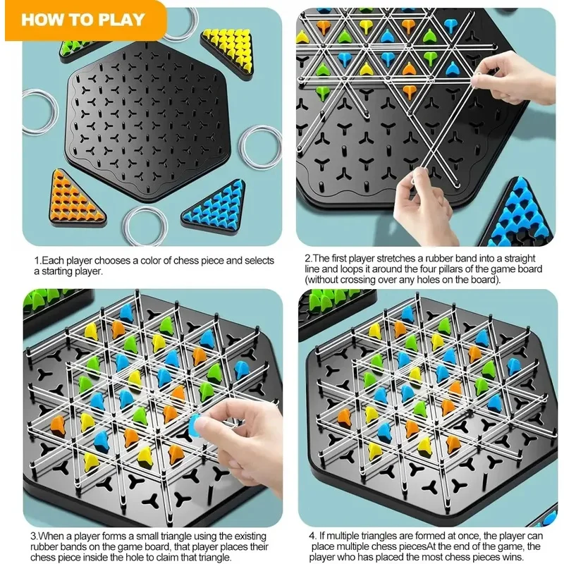 Chain Triangle Chess Splendor Duel Board Game Strategy Game For Kids and Adults Fun Family Logic Chess Track Tables