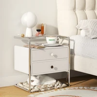 Table De chevet De beauté classique, Design moderne, tiroirs De rangement, organisateur De luxe, meubles De chambre à coucher 1