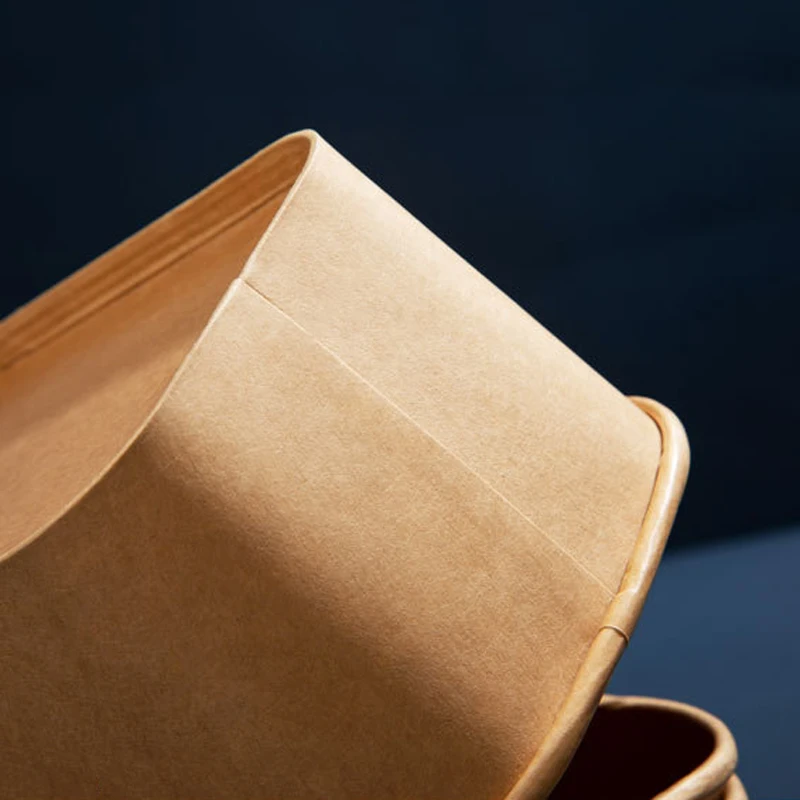 10Pcs Disposable Paper Lunch Boxes with Lids, Eco-Friendly Takeaway Containers, Kraft F... - SKU DPLB1541 - UGI Packaging