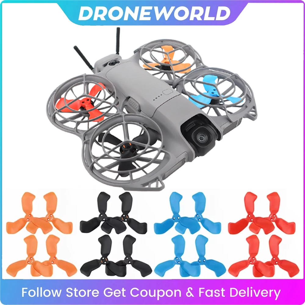 Pales d'hélice Neo2 pour DJI - Lot de 4, légères et colorées