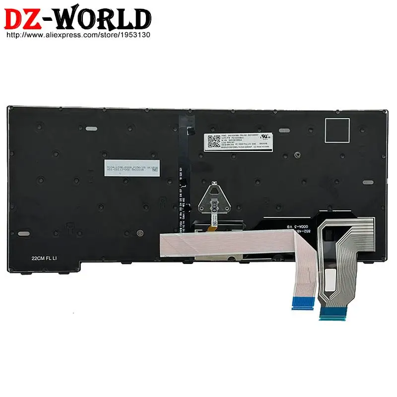 Teclado Retroiluminado para Lenovo Thinkpad T14 P14s L14 Gen g3 g4 Laptop Japonês fr Eua Reino Unido Inglês dk Dinamarquês jp 5n21d68058 - Imagem 6