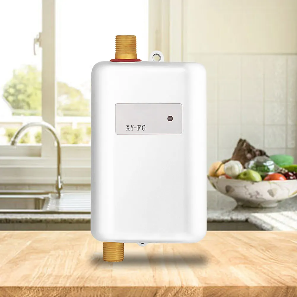 3800W Electric Water Heater Instant Hot Water Induction Heating Bathroom  Kitchen Tankless Flow Water Boiler Shower Heated Faucet - AliExpress