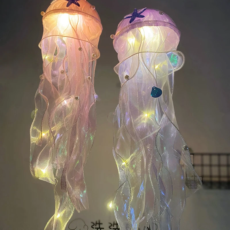 Aizuoni Lumière méduse bricolage,Lampe à suspendre méduses bricolage |  Lampes fête portables, lampe décorative d'ambiance pour salon, cuisine,  étu