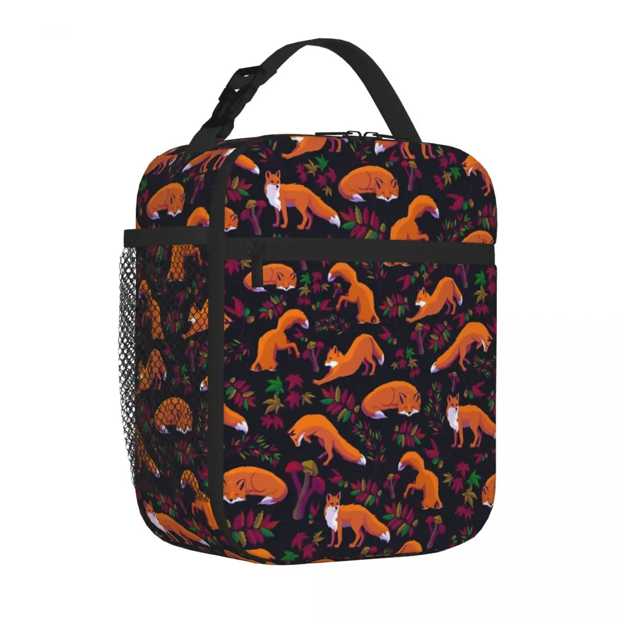 

Изолированные сумки для ланча Forest Fox, Термосумка, Ланч-бокс, термобокс для еды, сумка-тоут для пикника для женщин и детей, дорожный