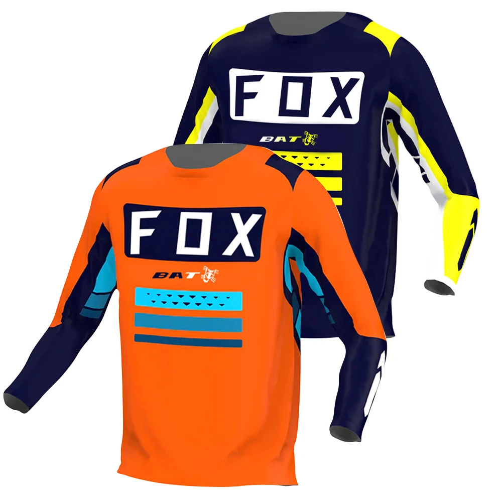 

Men's MTB Jersey BAT FOX Downhill Jersey Racing Motocross T-shirt Motorcycle Jersey Offroad DH Mountain Bike Camiseta