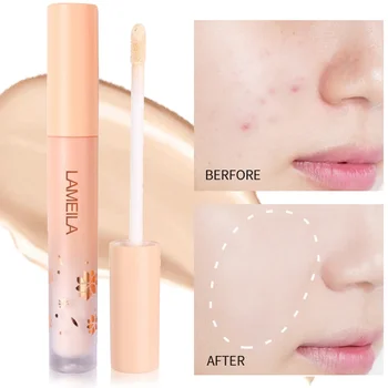 3 colori Liquid Concealer High Covering idratante Oil Control Foundation Cover pori occhiaie lentiggine trucco viso
