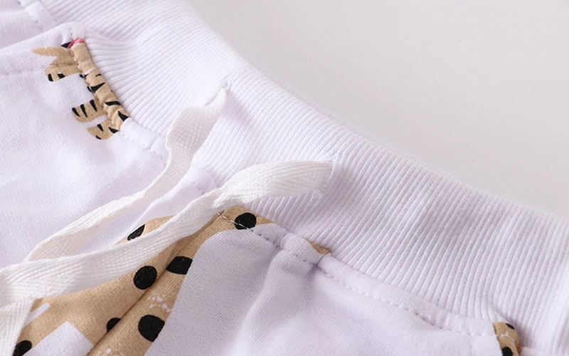 Summer Baby Boys Short Pants Cotton Soft and Comfort Children's Clothing Wear Cartoon Animals Giraffe Kids