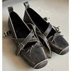 Women's Shoes New Spring Square Toe One-line Buckle  Buckle Decoration  Shoes Women Outdoor Daily Commute Zapatos De Mujer 1
