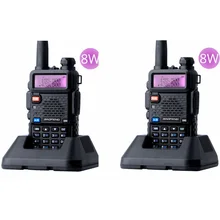 

New ML1 2X UV-5R 8W Walkie Talkie Dual Band VHF/UHF FM Two-Way Radio transceiver