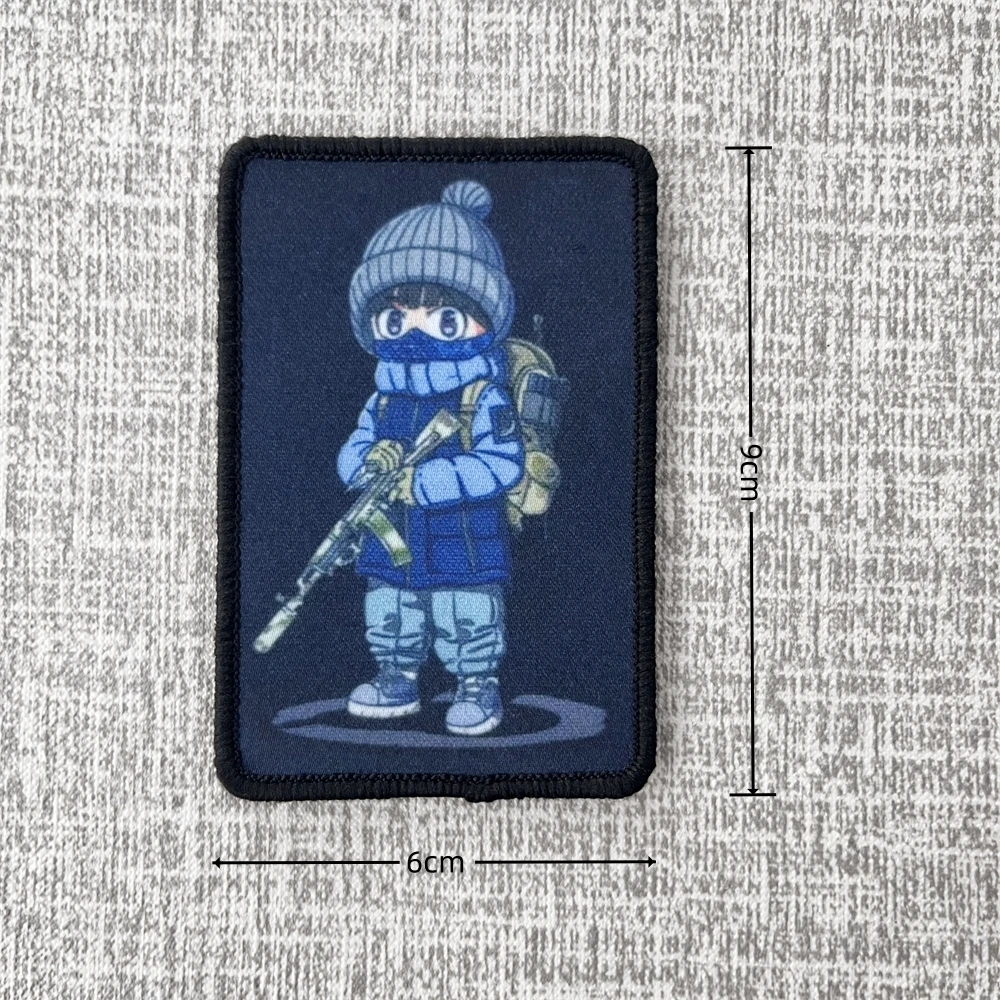 Uav die Hand des Schicksals ar Skelett Soldat russische Chevron Moral Abzeichen Patches taktischen Rucksack gedruckt Aufkleber – Detail 5
