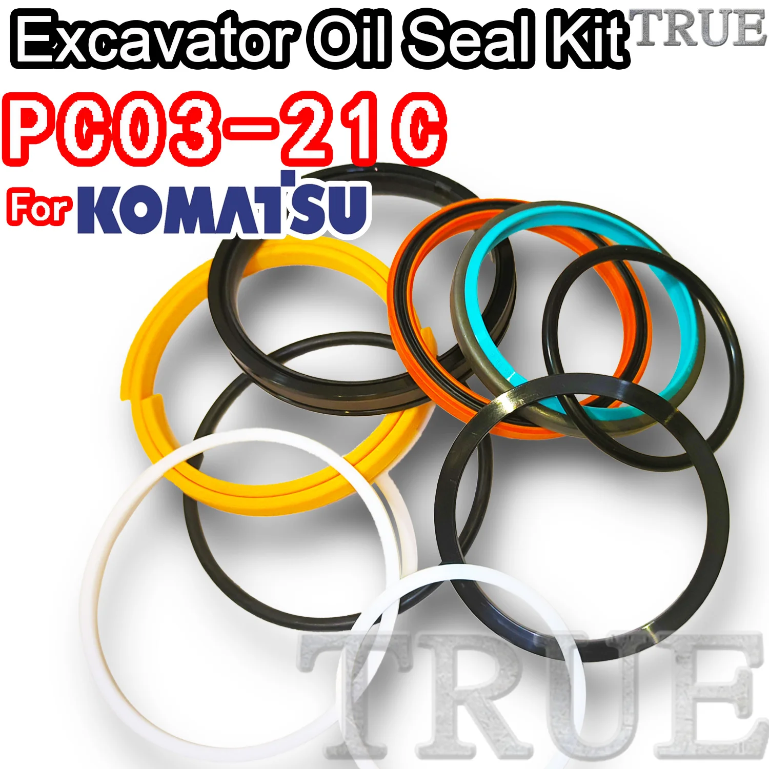 

For PC03-21C KOMATSU Oil Seal Excavator Repair Kit PC03 21C Nitrile NBR Nok Washer Skf Service Orginal Quality Track Spovel Tool