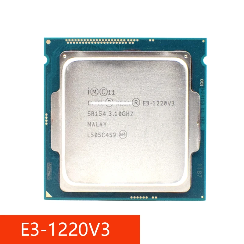 Chip de CPU Intel XEON E3 1220V3 3,1 GHz Core SR154 LGA 1150 Pin para garantía Original