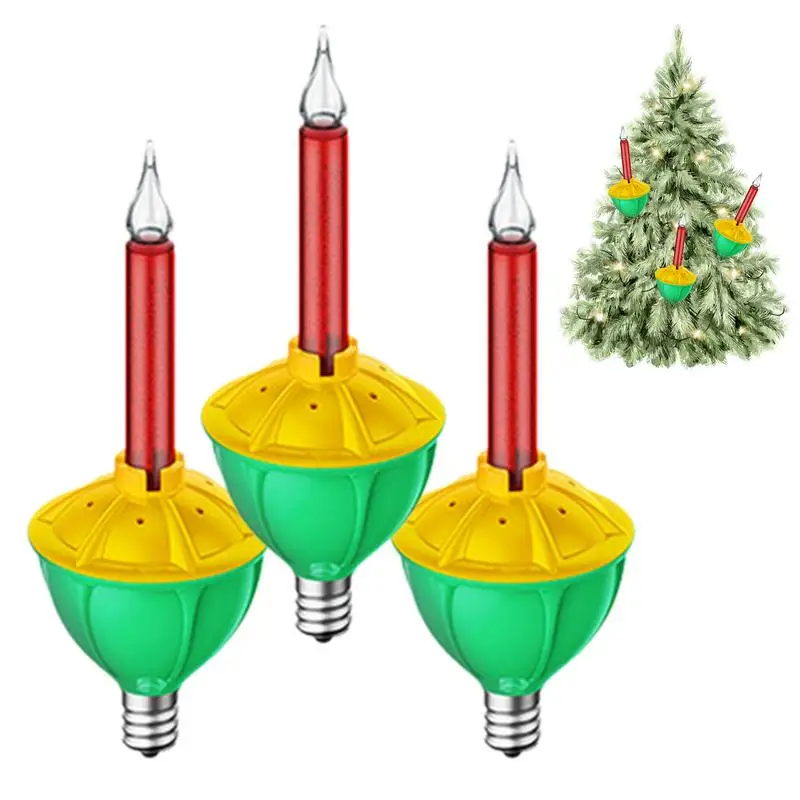 

Christmas Bubble Light Bulbs 3PCS Replacement Multi Color Fluid Light Bulbs Red Blue Classic Christmas Lights Bulbs Old Fashion
