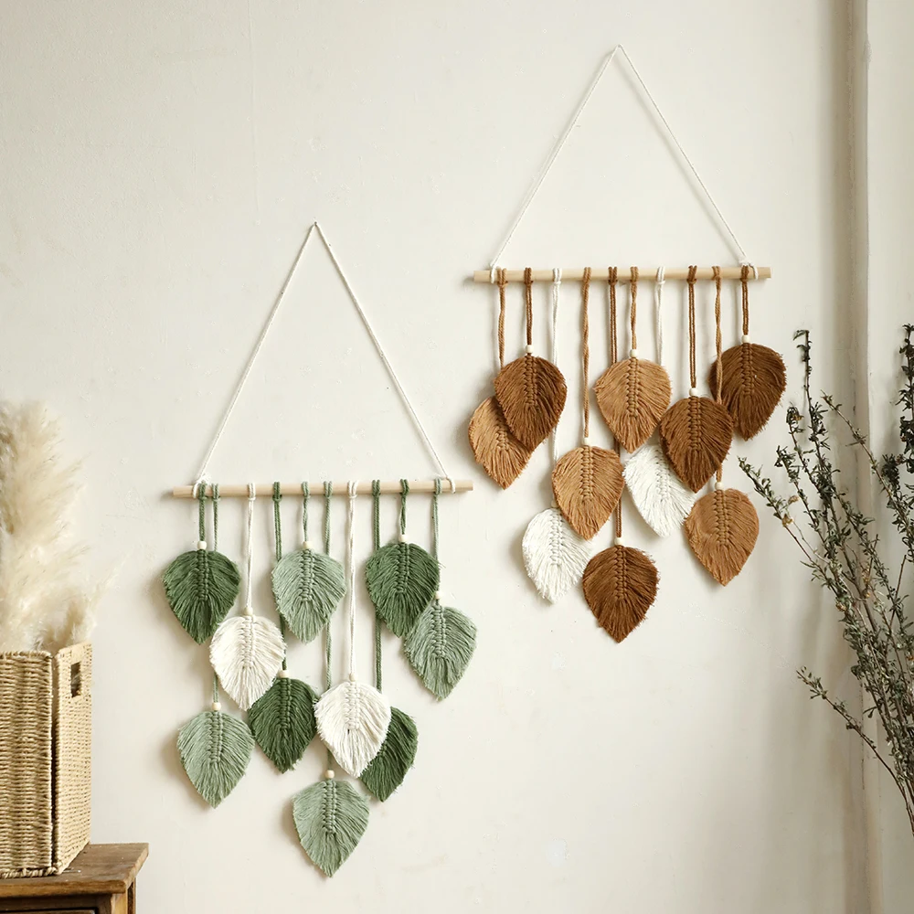Leaf Macrame Tapestry 14