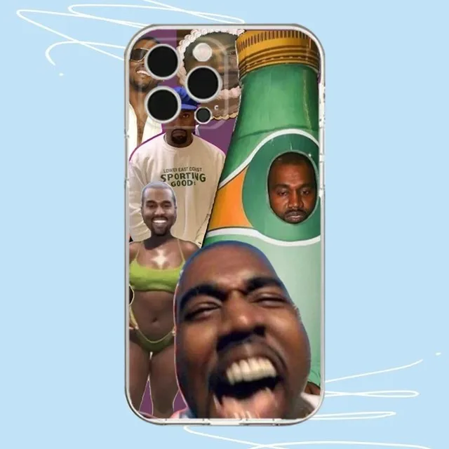 Kanye West YE Clear Soft TPU Phone Case - Humorous Design