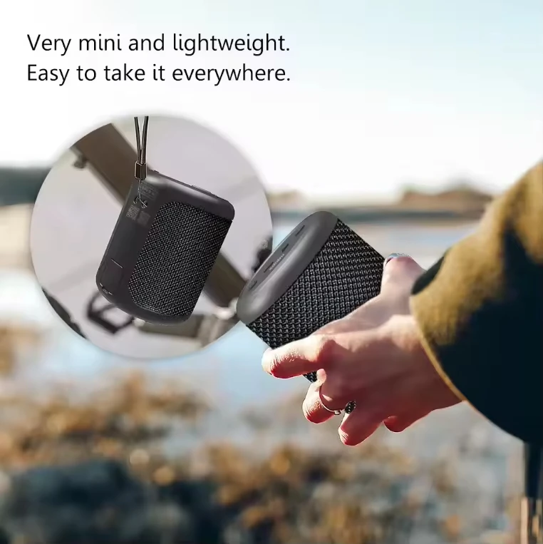 XDOBO Hot Selling Portable DracoMini Waterproof Wireless Blue tooth Outdoor Circular Deep Bass 15W Speaker 5