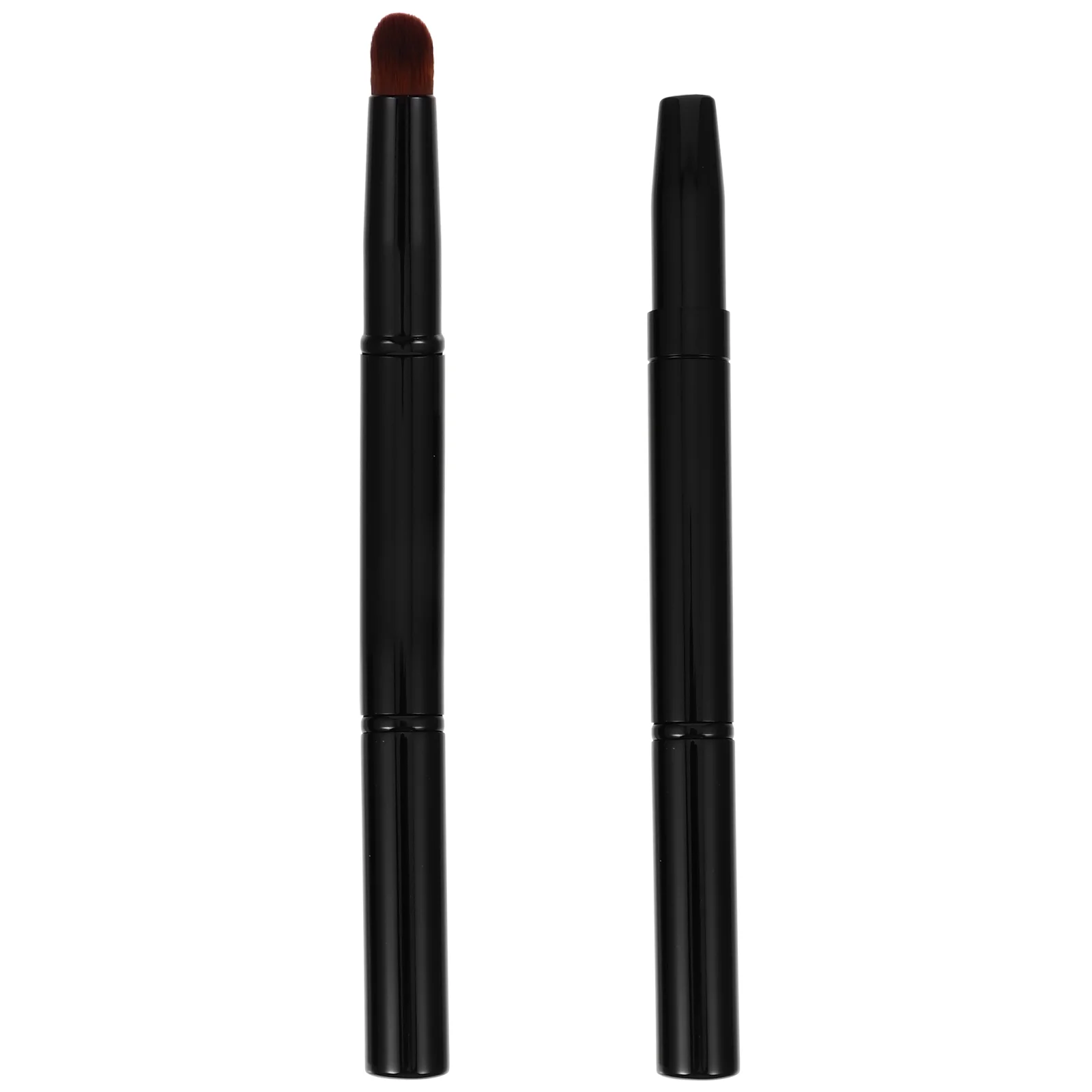 

2 Pcs Retractable Eyebrow Brush Paint Professional Makeup Angled Tool Double