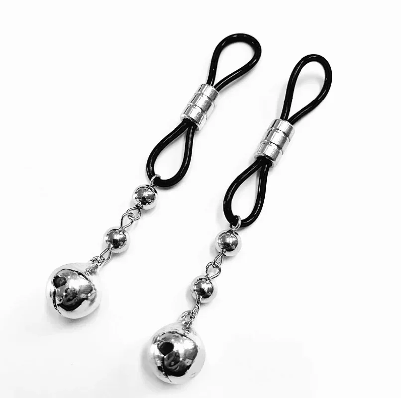 Metal Nipple Clamps Chest Clitoris Stimulation SM Fetish Restraint Small Bell Breast Clips BDSM Sex Toys Women for nipple sex toys nipple clamps