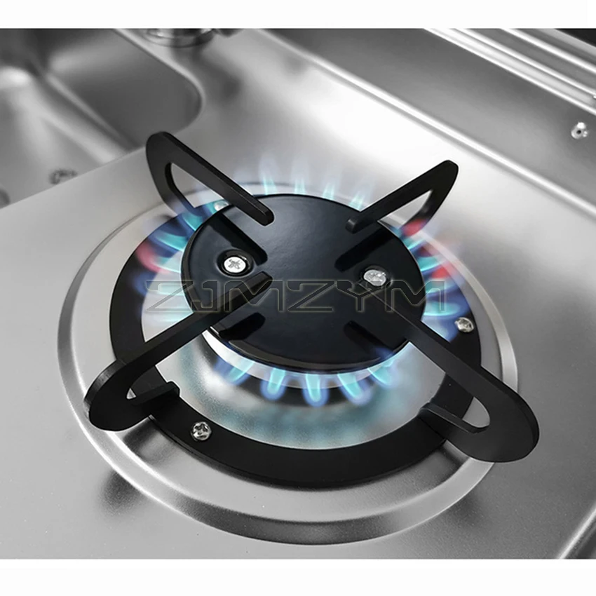 RV Gas Stove Multifunctional Folding With Sink Kitchen Gas Stove Sink Two in One Caravan Hidden Single-Head Stove For Outdoors